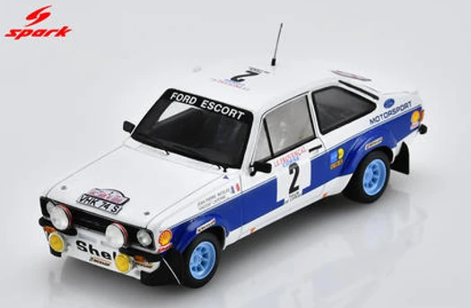 1/43 Spark Ford Escort RS1800 No.2 Tour de Corse 1977 J-P. Nicolas - V. Laverne Car Model