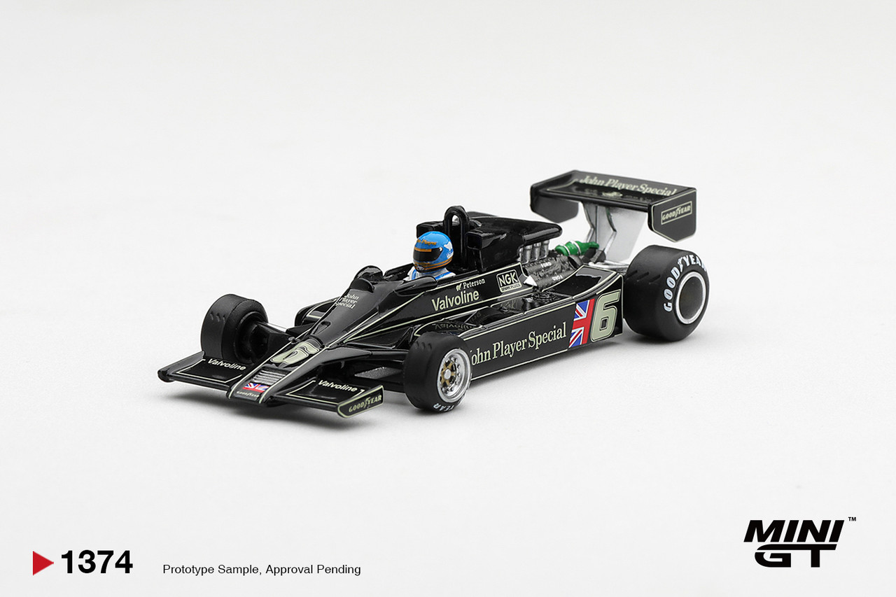 1/64 Mini GT 1978 F1 Lotus 78 #6 Ronnie Peterson 1978 S. African GP Winner Diecast Car Model