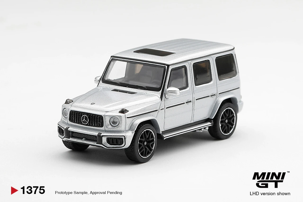 1/64 Mini GT Mercedes-AMG G63 AMG (Silver Metallic) Diecast Car Model