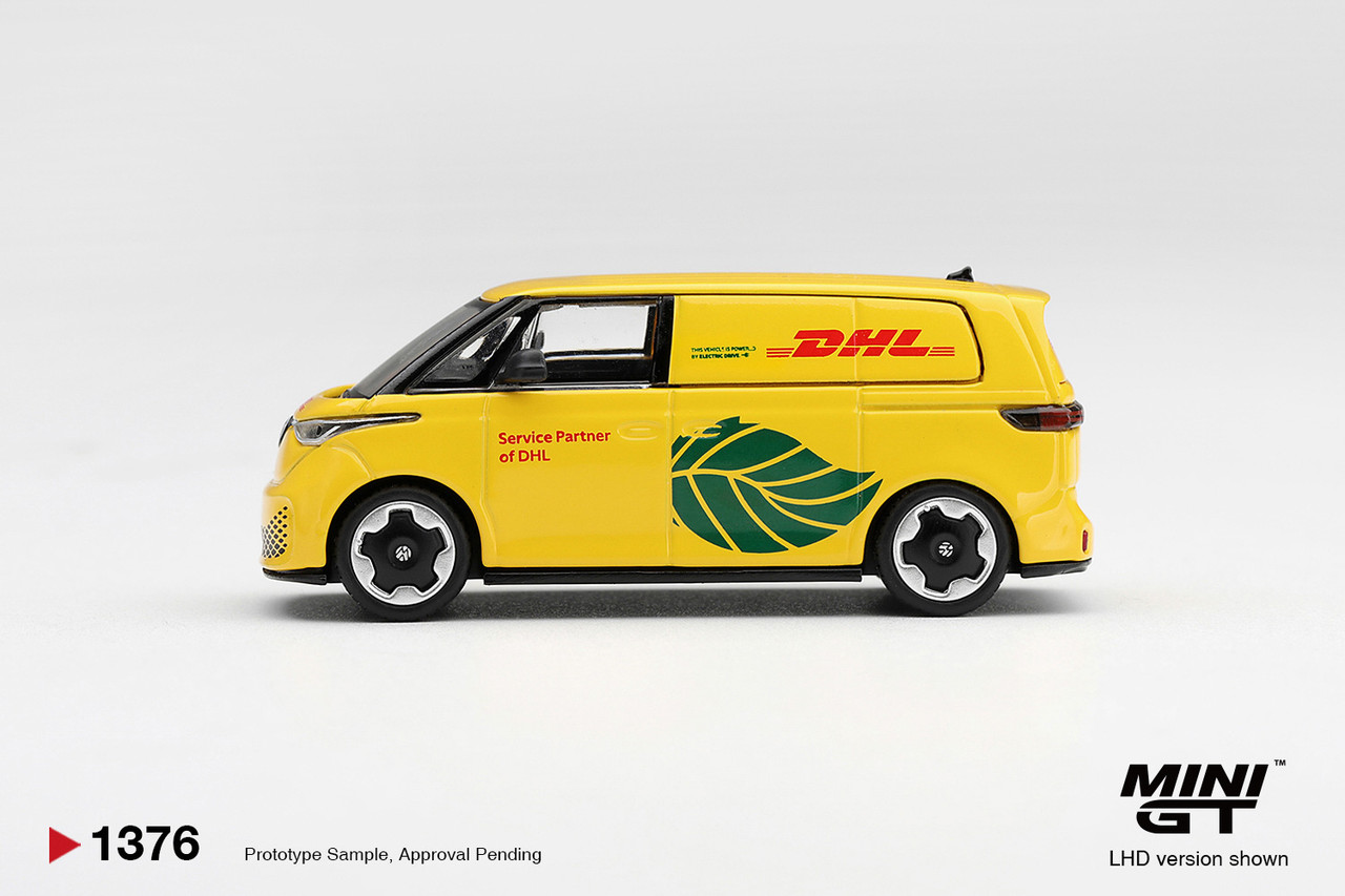 1/64 Mini GT Volkswagen ID.Buzz DHL Electric Diecast Car Model