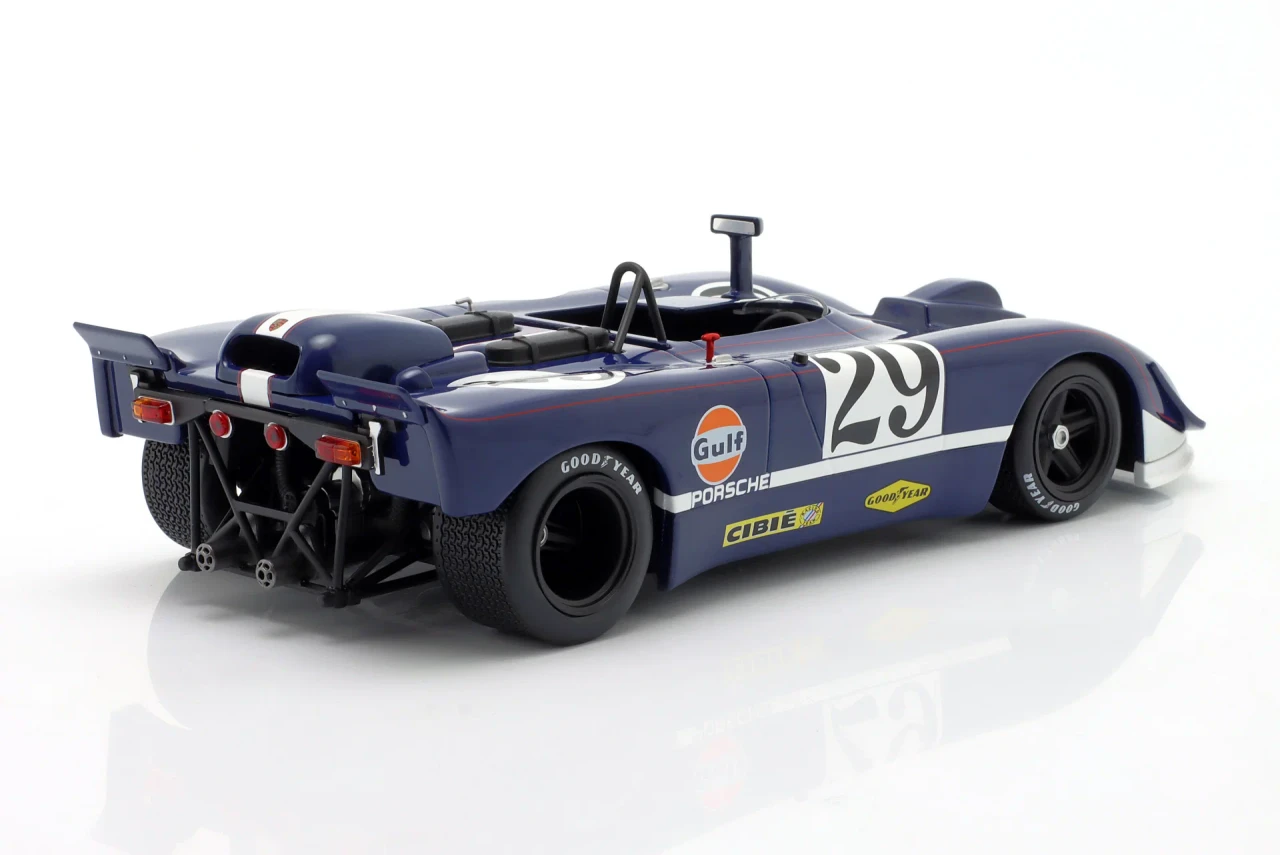 1/18 Werk83 1970 Porsche 908/02 #29 9th 24h LeMans Solar Productions Herbert Linge, Jonathan Williams Diecast Car Model
