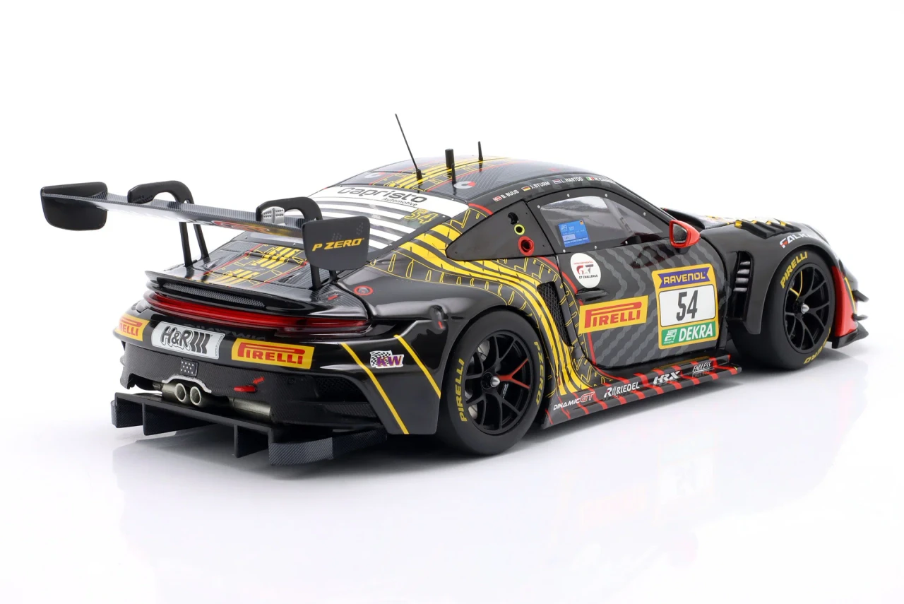 1/18 Minichamps 2025 Porsche 911 GT3R 24H Nurburgring 3rd Place Dinamic GT-Team Buus, Hartog, Sturm, Cairoli Diecast Car Model