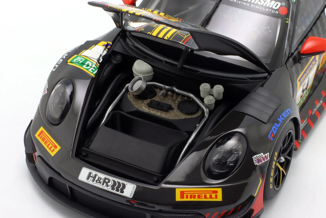1/18 Minichamps 2025 Porsche 911 GT3R 24H Nurburgring 3rd Place Dinamic GT-Team Buus, Hartog, Sturm, Cairoli Diecast Car Model