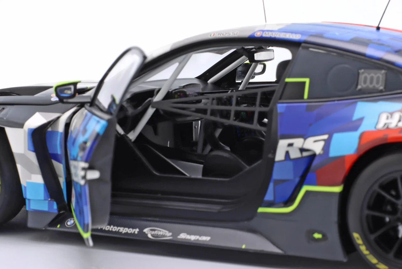 1/18 Minichamps 2025 BMW M4 GT3 EVO Team WRT Valentina Rossi, Raffaele Marciello Winner Race1 GTWC Misano Diecast Car Model