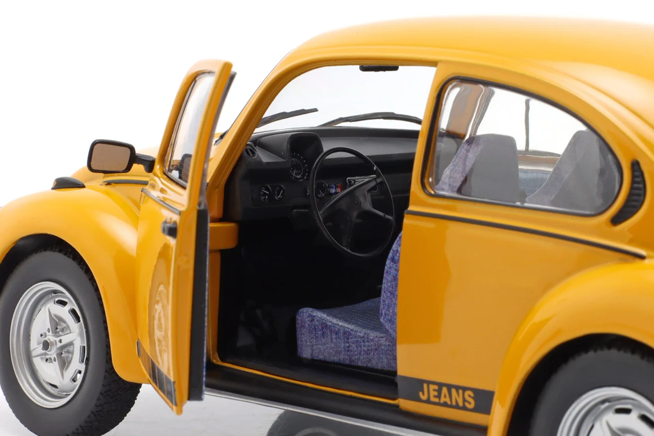 1/18 Solido 1974 Volkswagen VW beetle 1303 Jeans (Yellow) Diecast Car Model
