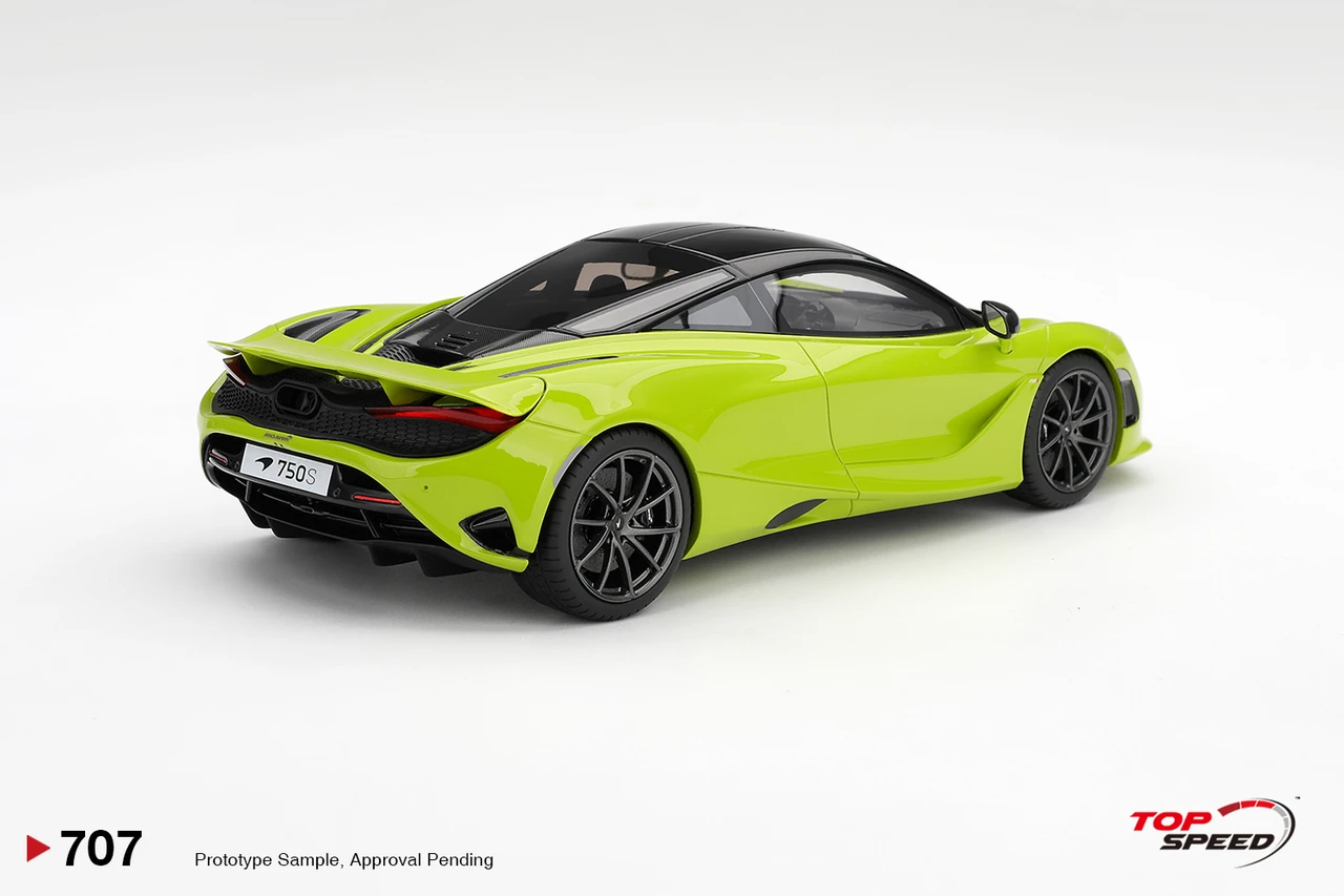 1/18 Top Speed McLaren 750S (Lime Green) Car Model