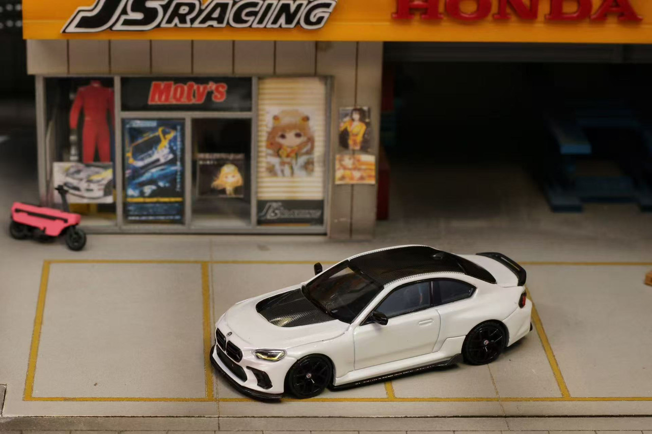 1/64 SW BMW M2 G87 ADRO (White) Diecast Car Model