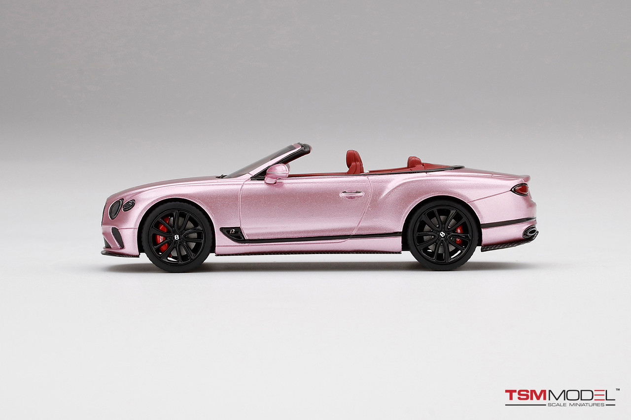 1/43 TSM Bentley Continental GT Convertible ICE Pink Resin Car