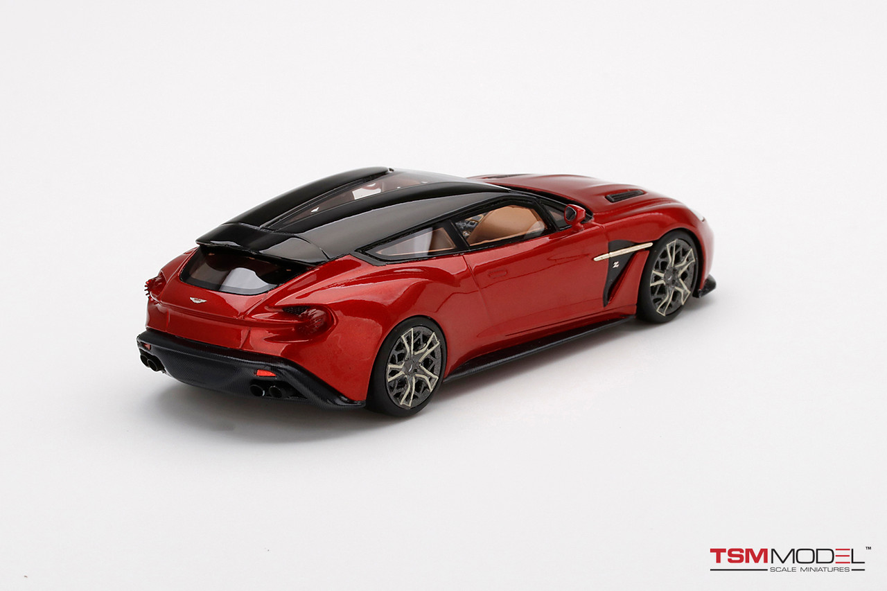 1/43 TSM Aston Martin Vanquish Zagato Shooting Brake Lava Red Resin Car Model