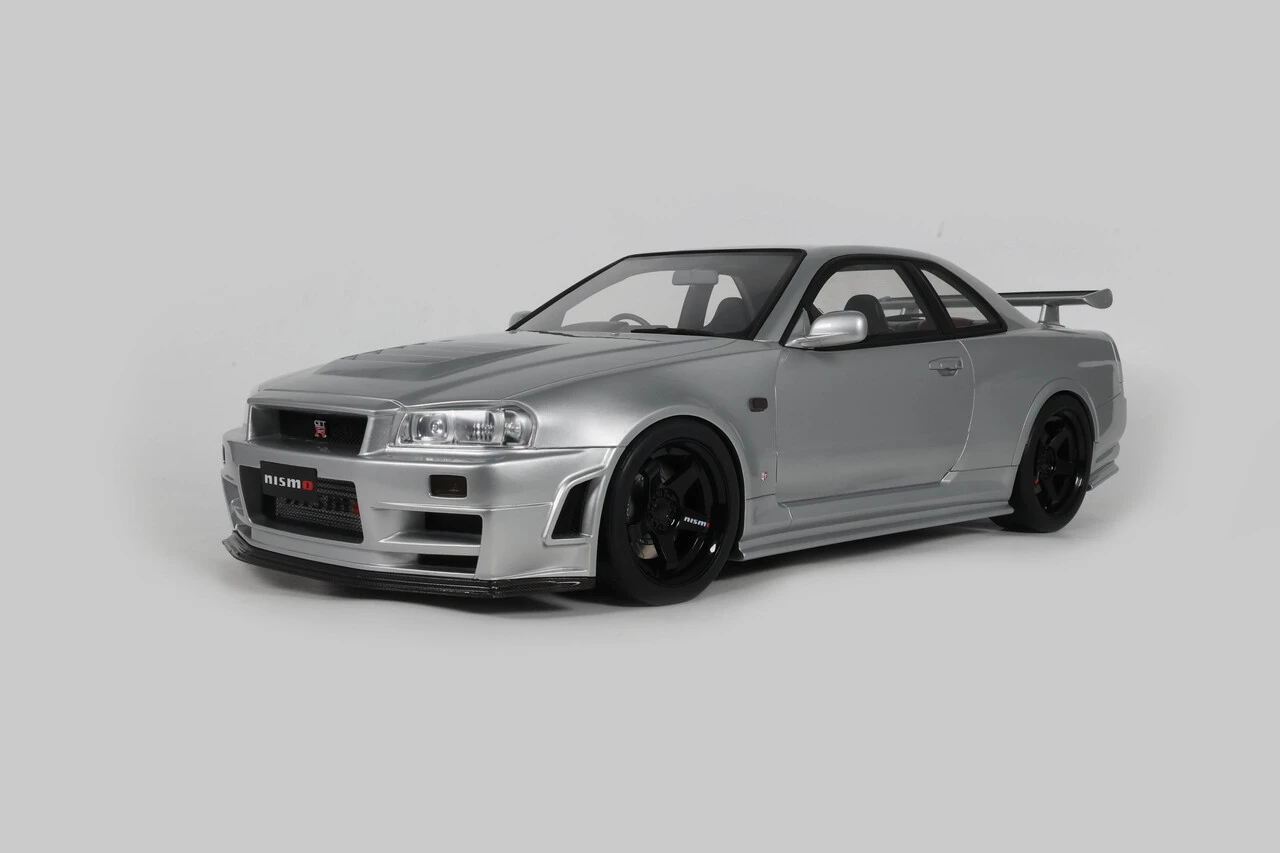 1/8 GT Spirit 2005 Nissan Skyline GT-R R34 Z-Tune (Silver) Car Model