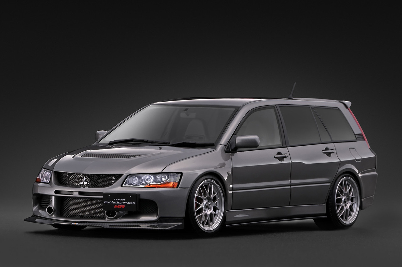 1/18 IG Ignition Model Mitsubishi Lancer Evolution Wagon MR (CT9W) (Gun Metallic Grey) Car Model
