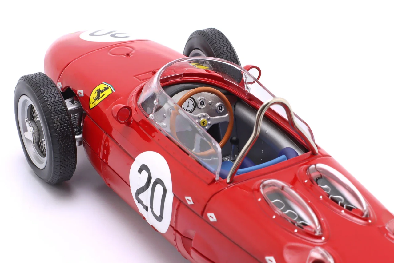 1/18 Werk83 1961 F1 Graf Berghe v. Trips Ferrari 156 Sharknose #20 French GP Diecast Car Model