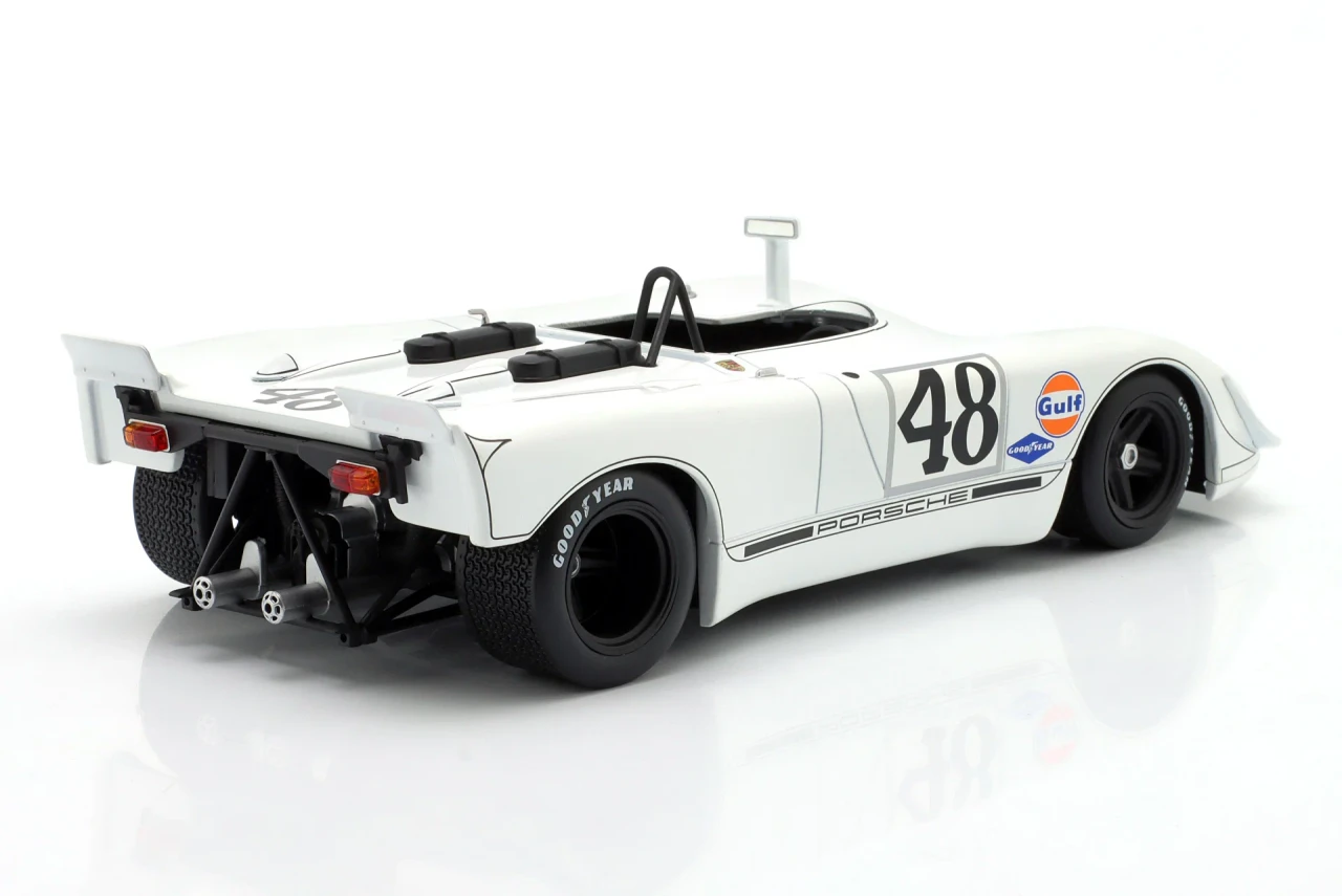 1/18 Werk83 1970 Porsche 908/02 #48 2nd 12h Sebring Solar Productions Inc. Steve McQueen, Peter Revson Diecast Car Model