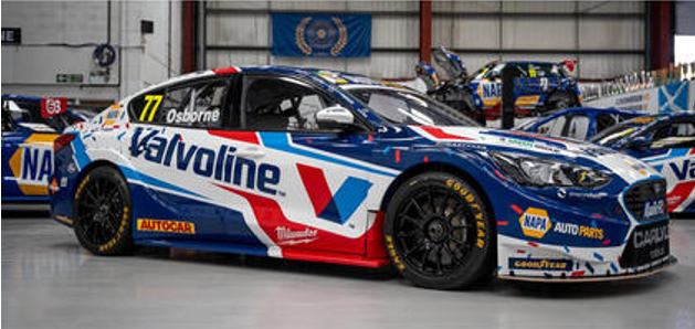 1/43 Spark NAPA Racing UK - No.77 - Ford Focus Titanium BTCC - Donington Park GP Sam Osborne Car Model