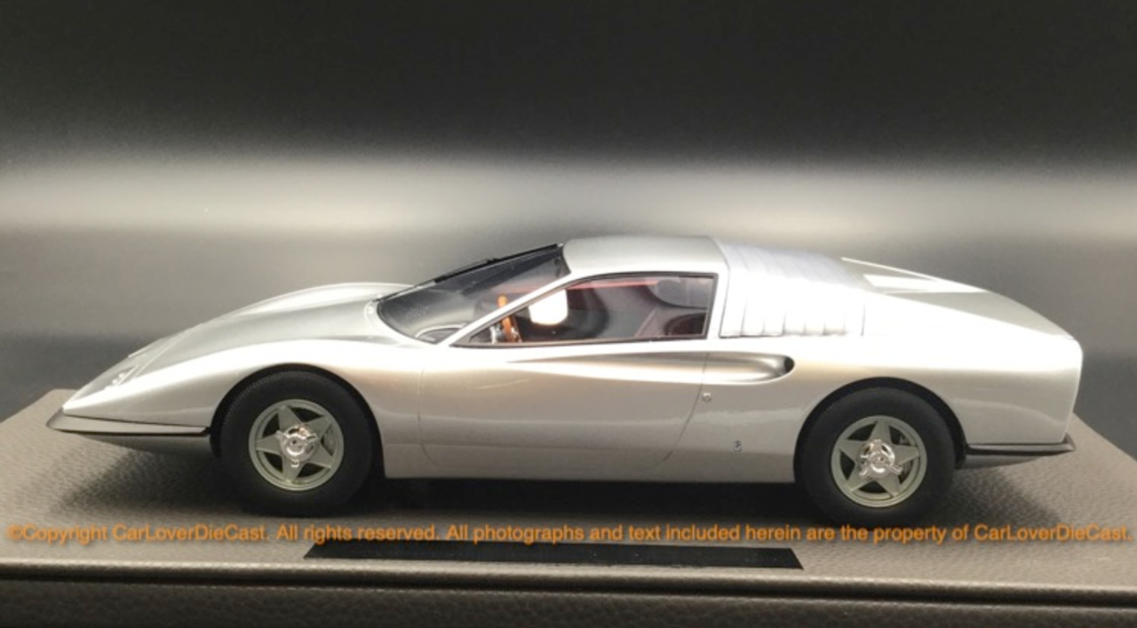 1/18 Top Marques Ferrari P6 Prototype (Silver) Resin Car Model