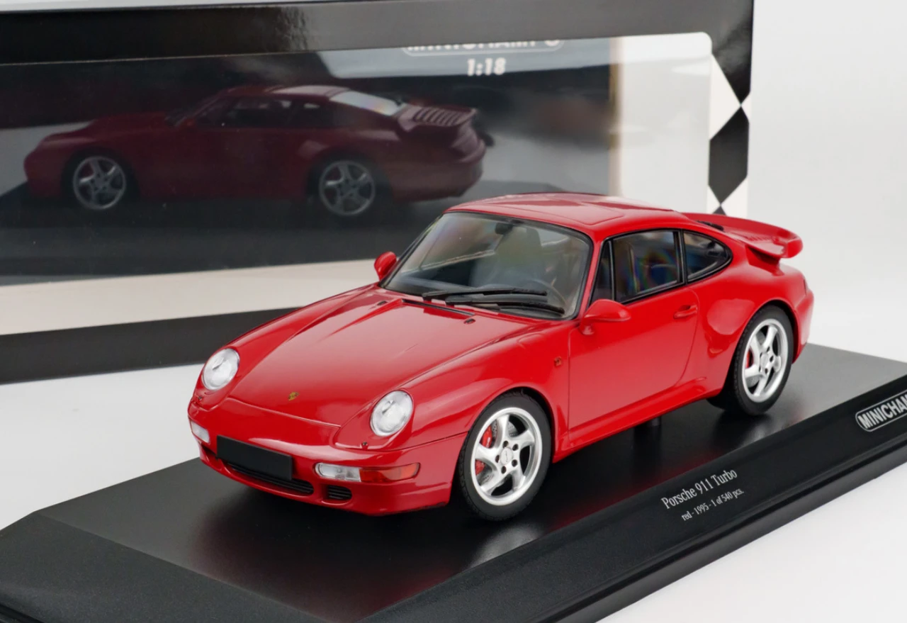 1/18 Minichamps 1995 Porsche 911 (993) Turbo (Guards Red) Diecast Car Model
