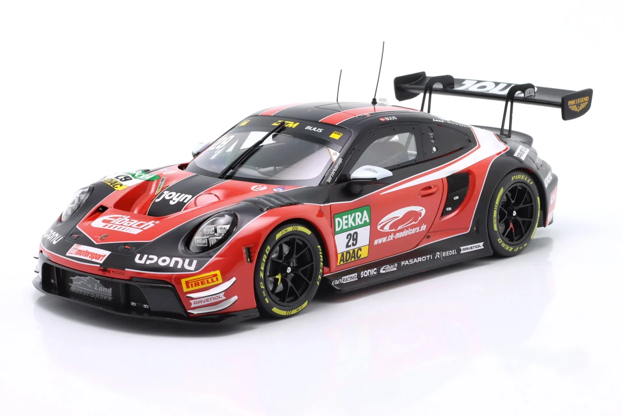 1/18 Ixo Porsche 911 GT3 R #29 DTM 2026 Bastian Buus Land Motorsport Diecast Car Model