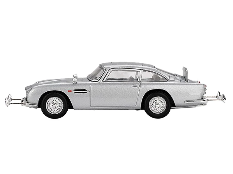 OPEN BOX 1/64 Mini GT Aston Martin DB5 Goldfinger (Silver) Diecast Car Model
