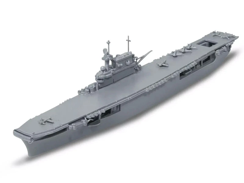 Level 4 Model Kit U.S.S. Enterprise CV-6 Aircraft Carrier All-Included Kit 1/1200 Scale Model by Revell