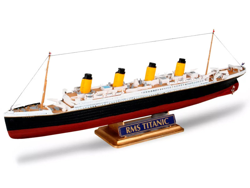 Level 4 Model Kit R.M.S. Titanic All-Included Kit 1/1200 Scale Model by Revell