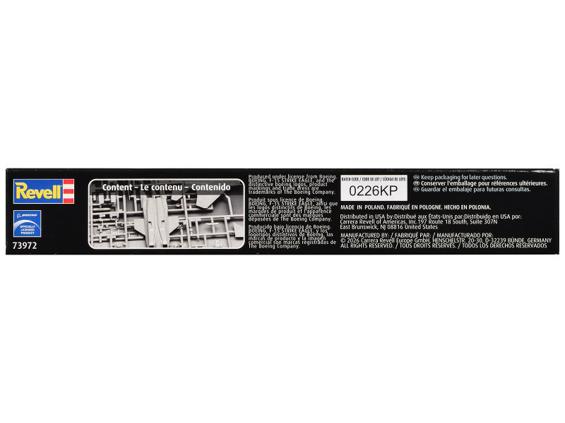 Level 4 Model Kit F-15E Strike Eagle Aircraft All-Included Kit 1/72 Scale Model by Revell