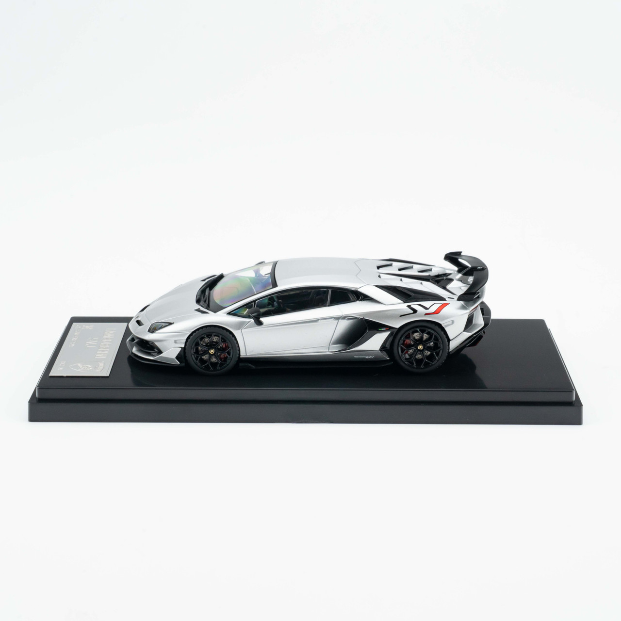 1/43 HH Collectibles Lamborghini Aventador SVJ (Silver) Diecast Car Model