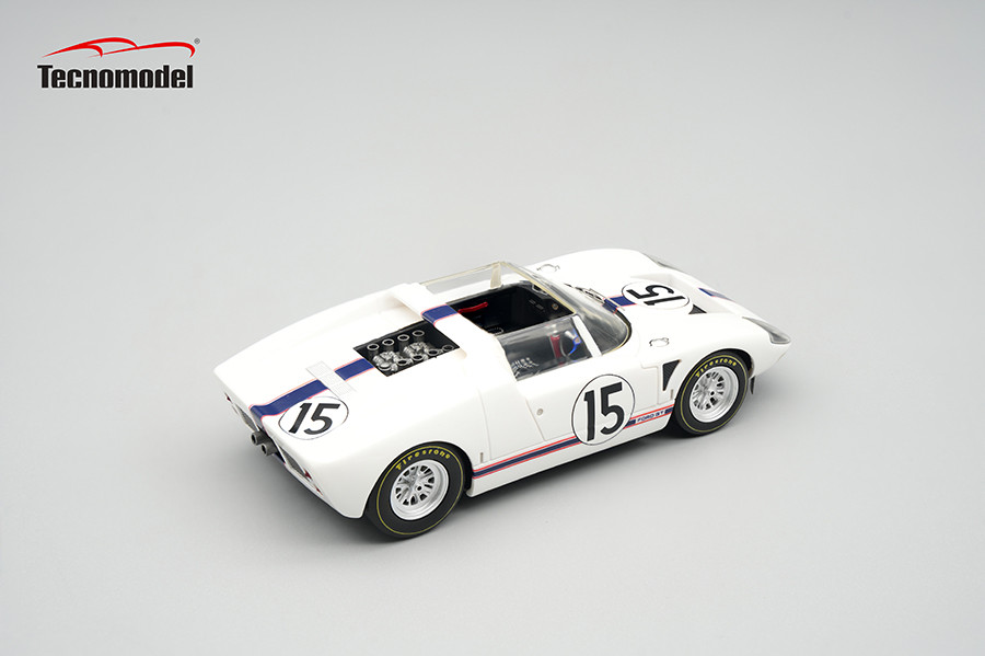1/43 Tecnomodel Ford GT 40 Roadster X1 1965 Le Mans Driver: M.Trintignant G.Ligier Limited Edition Car Model