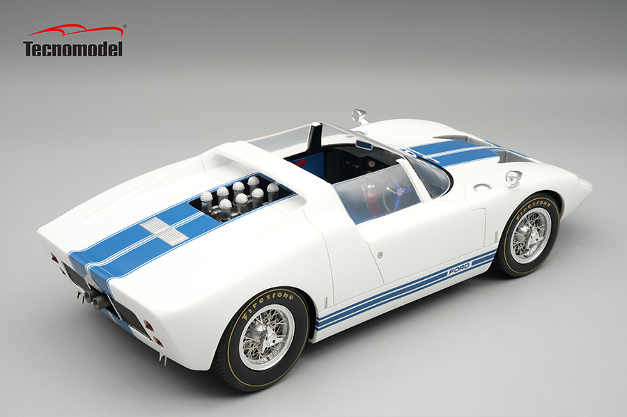 1/18 Tecnomodel Ford GT 40 Roadster X 1 1965 Press Car Limited Edition Car Model