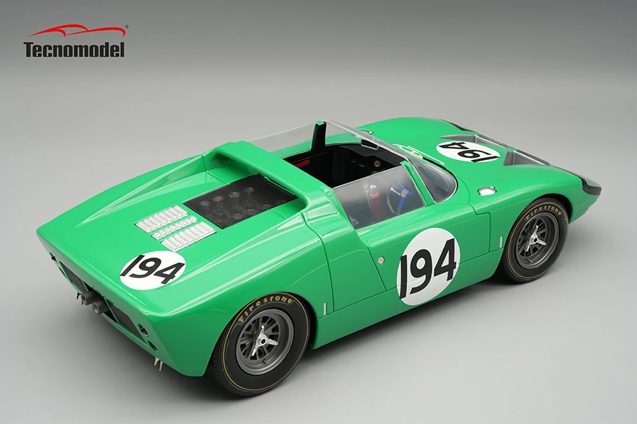 1/18 Tecnomodel Ford GT 40 Roadster X1 1965 Targa Florio Driver: B.Bondurant Car #194 Limited Edition Car Model