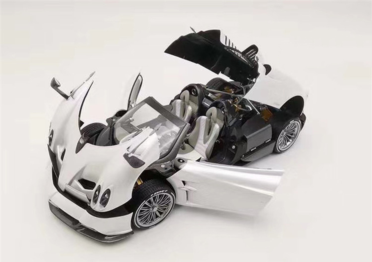 1/18 LCD Pagani Huayra Roadster (White) Diecast Car Model 