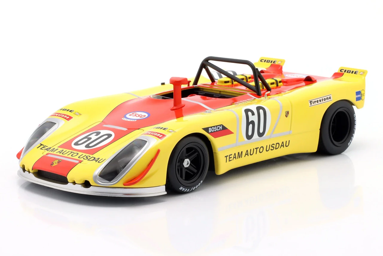1/18 Werk83 1971 Porsche 908/02 #60 24h LeMans Hans-Dieter Weigel, Claude Haldi Diecast Car Model