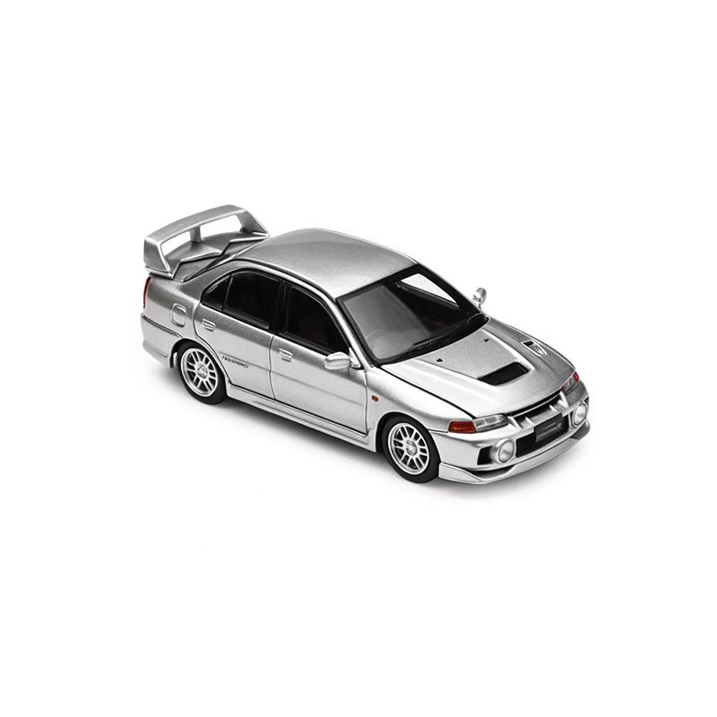 1/64 ATS Mitsubishi Lancer EVO IV Evo 4 (Silver) Diecast Car Model