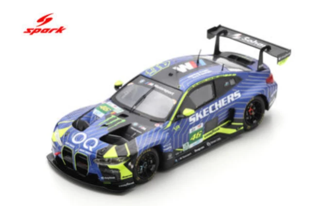 1/64 Spark BMW M4 LMGT3 No.46 TEAM WRT Le Mans 24H 2025 A. Al Harthy - V. Rossi - K. Van Der Linde Car Model