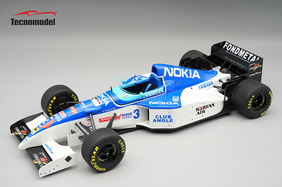 1/18 Tecnomodel Tyrrell-Yamaha 1995 European GP Driver: G.Tarquini Car #3 Limited Edition Car Model