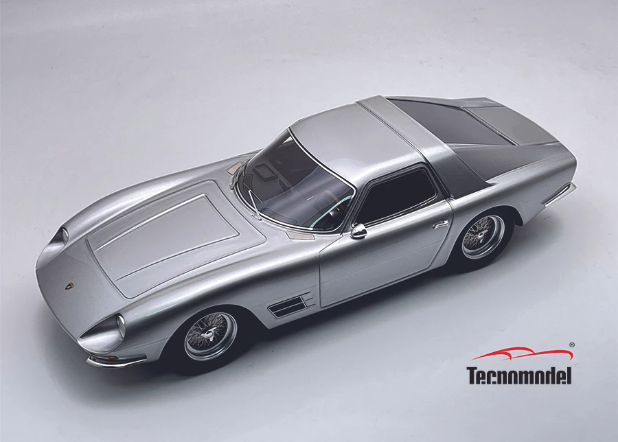 1/18 Tecnomodel Lamborghini 400 GT Monza Metallic Silver Limited Edition Car Model