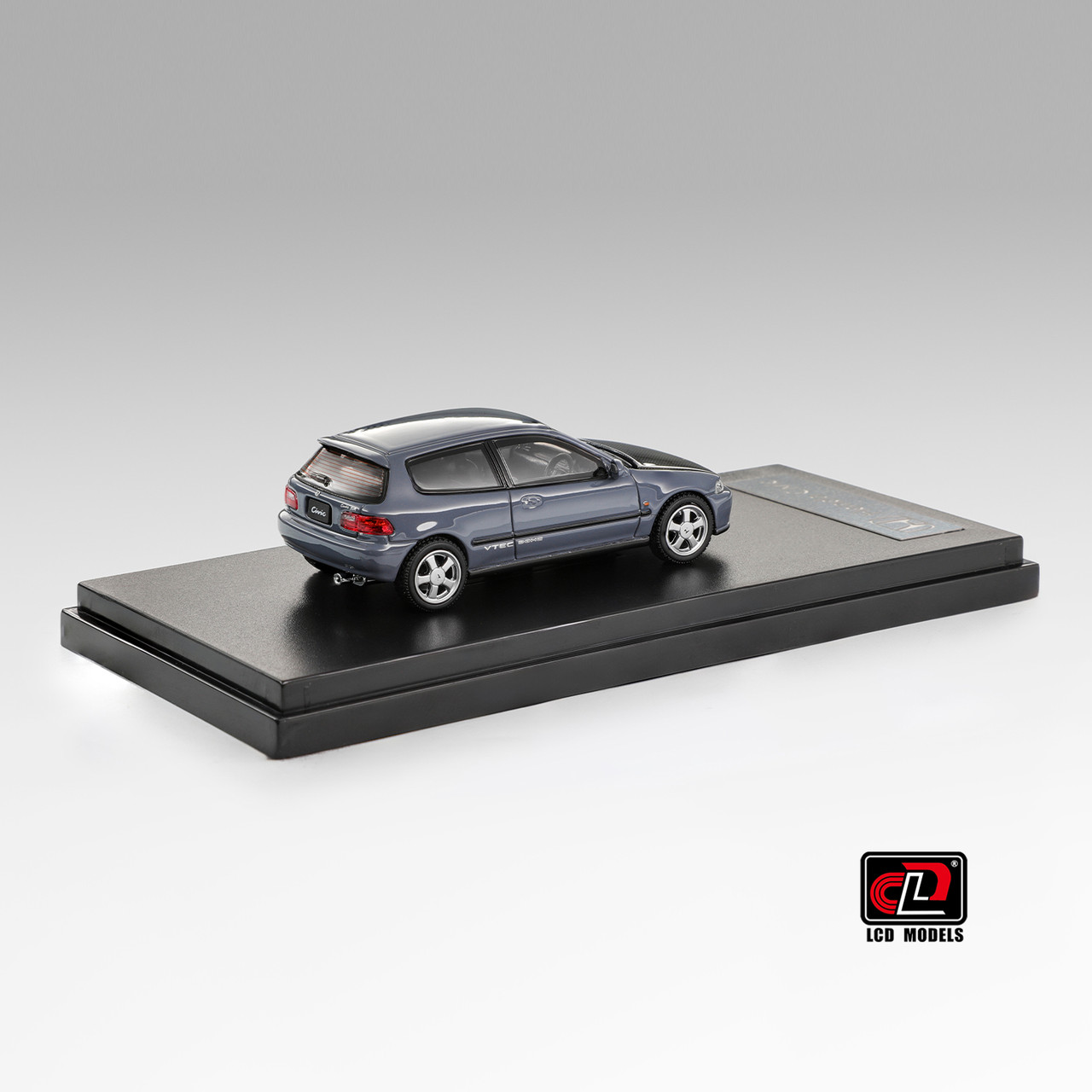 1/64 LCD Honda CIVIC SiR II (EG6) (Blue with Carbon Hood) Diecast Car Model