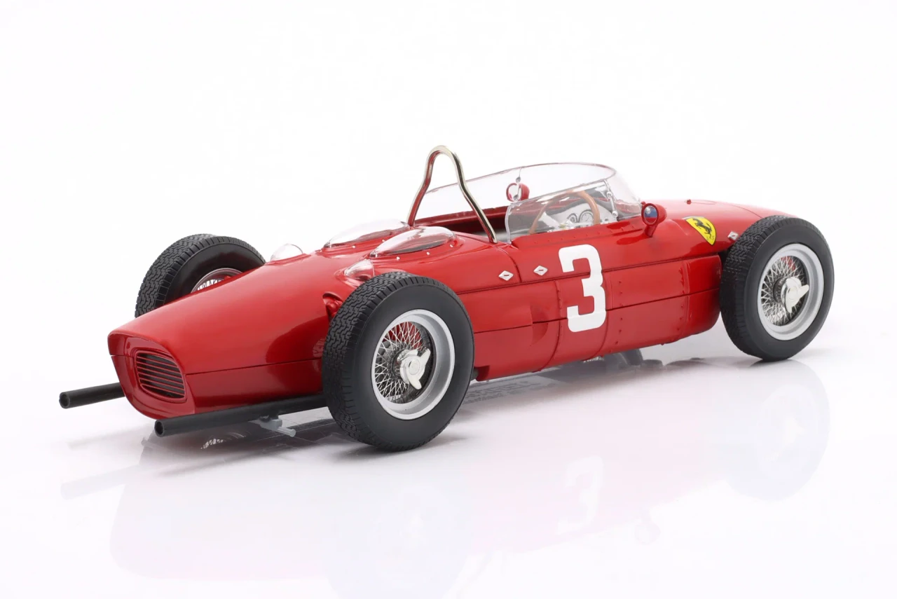 1/18 Werk83 1961 F1 Graf Berghe v. Trips Ferrari 156 Sharknose #3 Winner Dutch GP Diecast Car Model