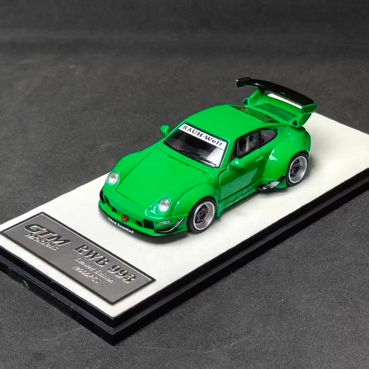 1/64 GTM Models Porsche 911 RWB 997 (Green) Diecast Car Model