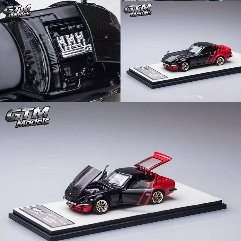 1/64 GTM Models Nissan Fairlady Z S30 Advan Diecast Car Model