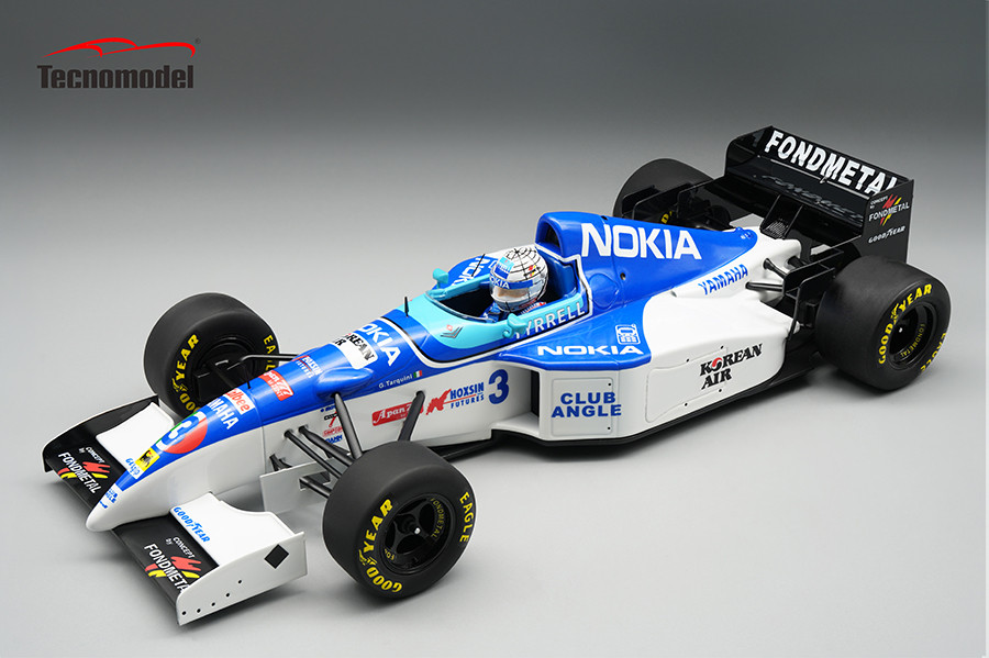 1/18 Tecnomodel Tyrrell-Yamaha 1995 European GP Driver: G. Tarquini Car #3 Limited Edition Car Model