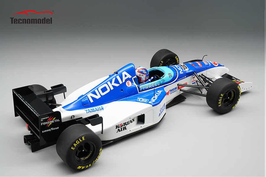 1/18 Tecnomodel Tyrrell-Yamaha 1995 British GP Driver: Uko Katayama Car #3 Limited Edition Car Model