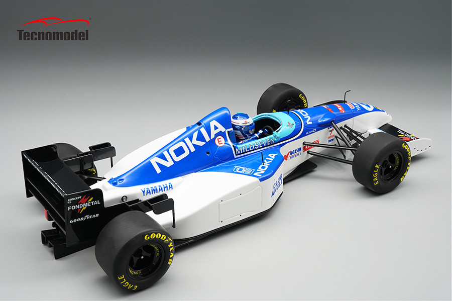 1/18 Tecnomodel Tyrrell-Yamaha 1995 San Marino GP Driver: Mika Salo Car #4 Limited Edition Car Model
