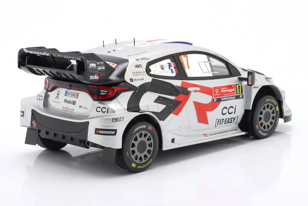 1/18 Ixo 2025 Toyota GR Yaris Rally1 #17 Winner Rallye Portugal WRC Champion Toyota Gazoo Racing WRT Sébastien Ogier ,Vincent Landais Diecast Car Model