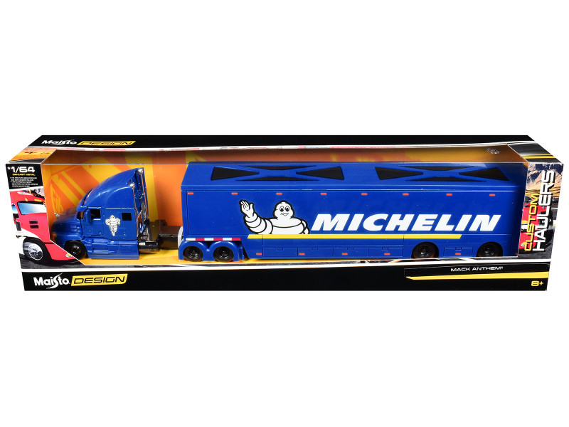 1/64 Maisto Mack Anthem Michelin (Blue) Diecast Car Model
