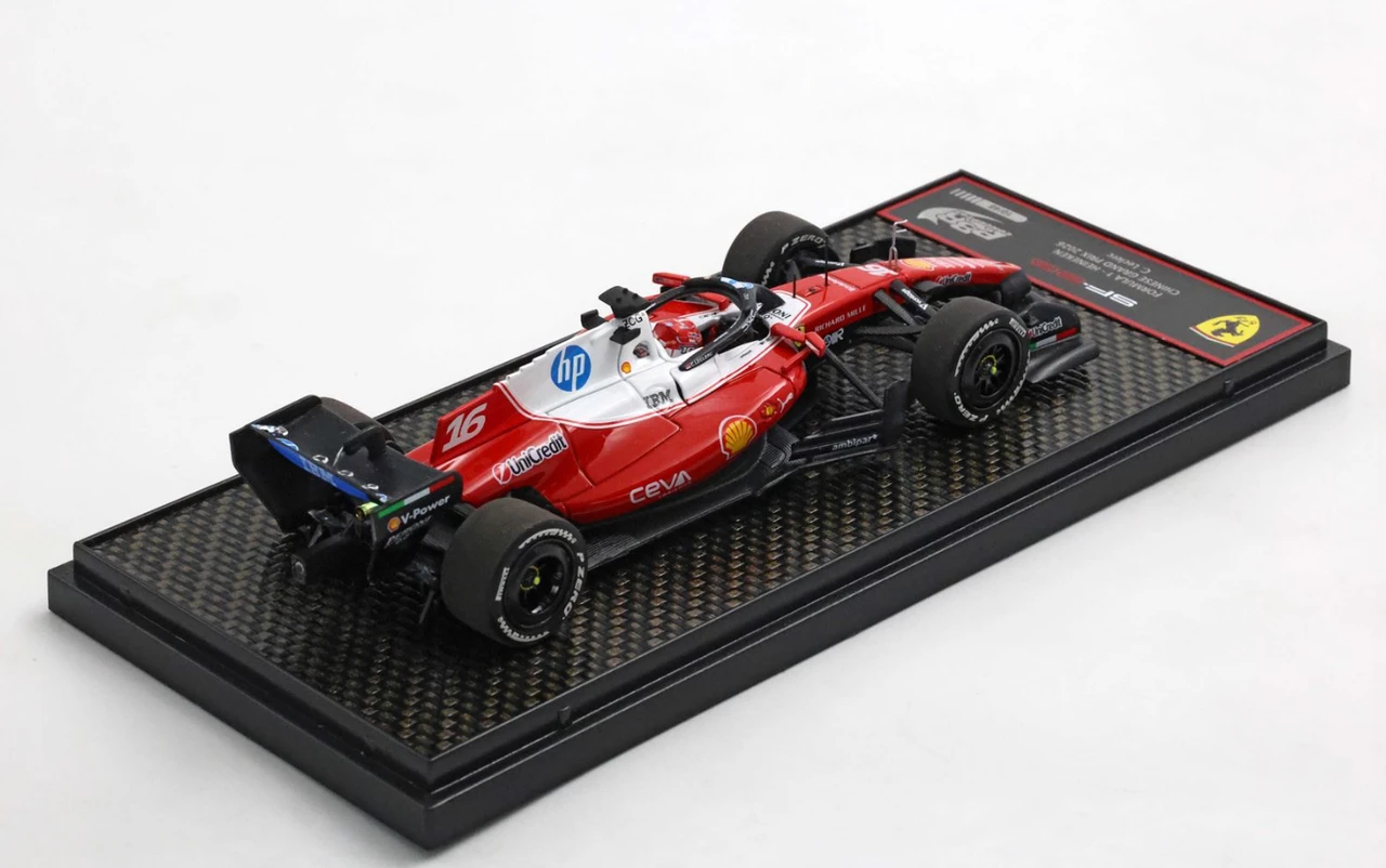 1/43 BBR 2026 F1 Ferrari SF26 Chinese GP #16 Charles Leclerc Leather Box Set Limited 48 Pieces