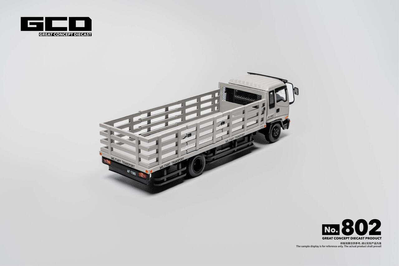 1/64 GCD Isuzu Truck (Matte Grey) Diecast Car Model