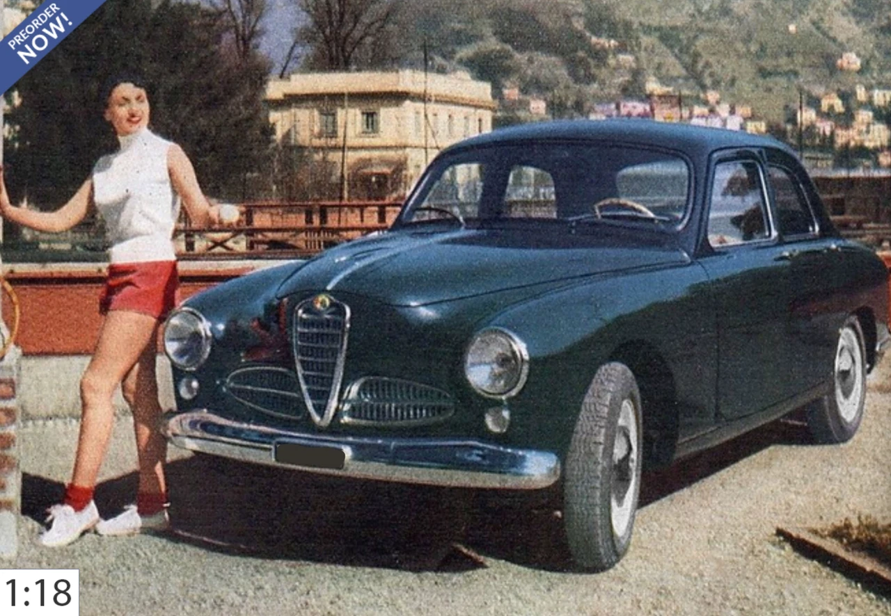 1/18 BBR Alfa Romeo 1900 by RGM Design (Navy Blue Design) Car Model