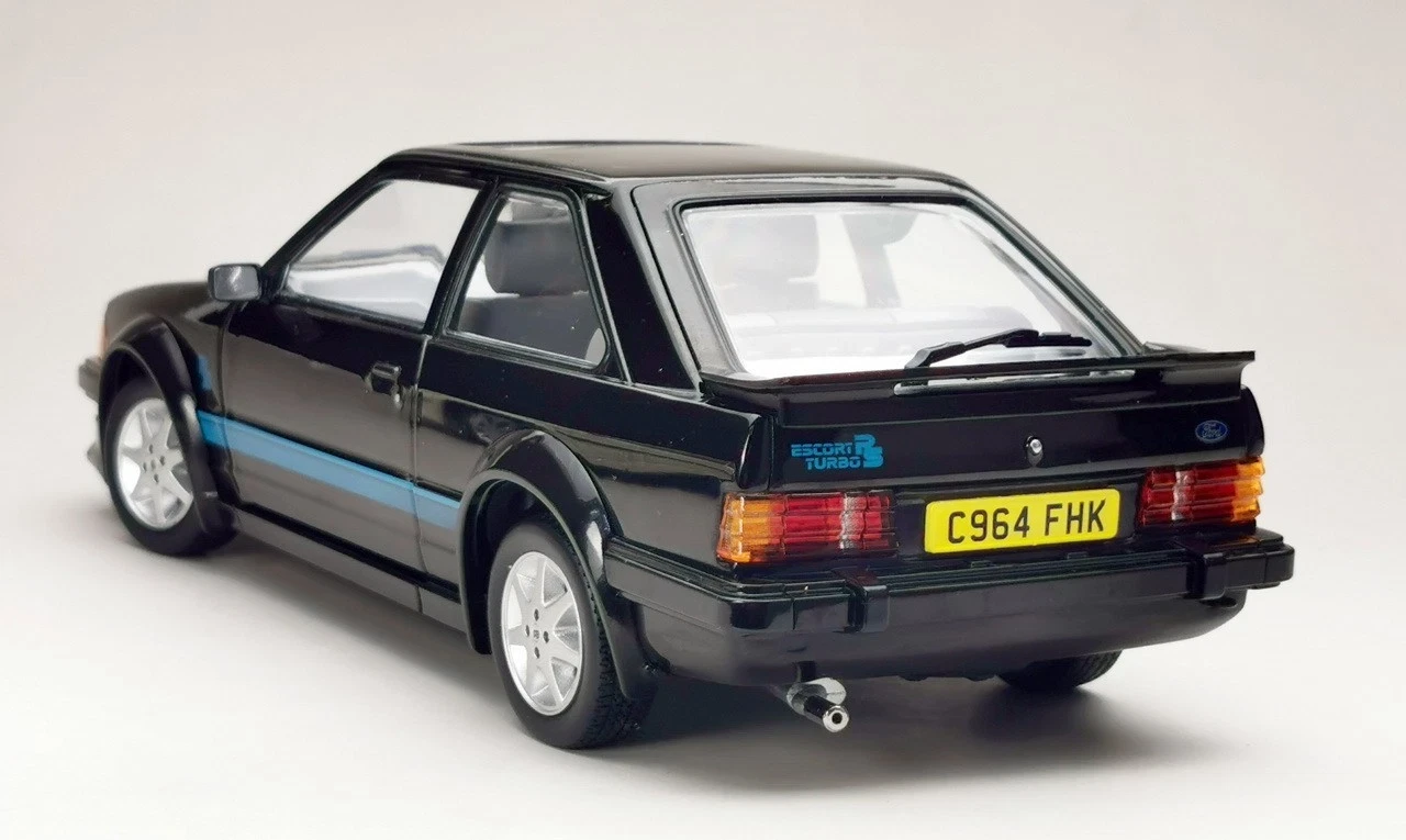 1/18 Sunstar 1984 Ford Escort RS Turbo (Black) Diecast Car Model