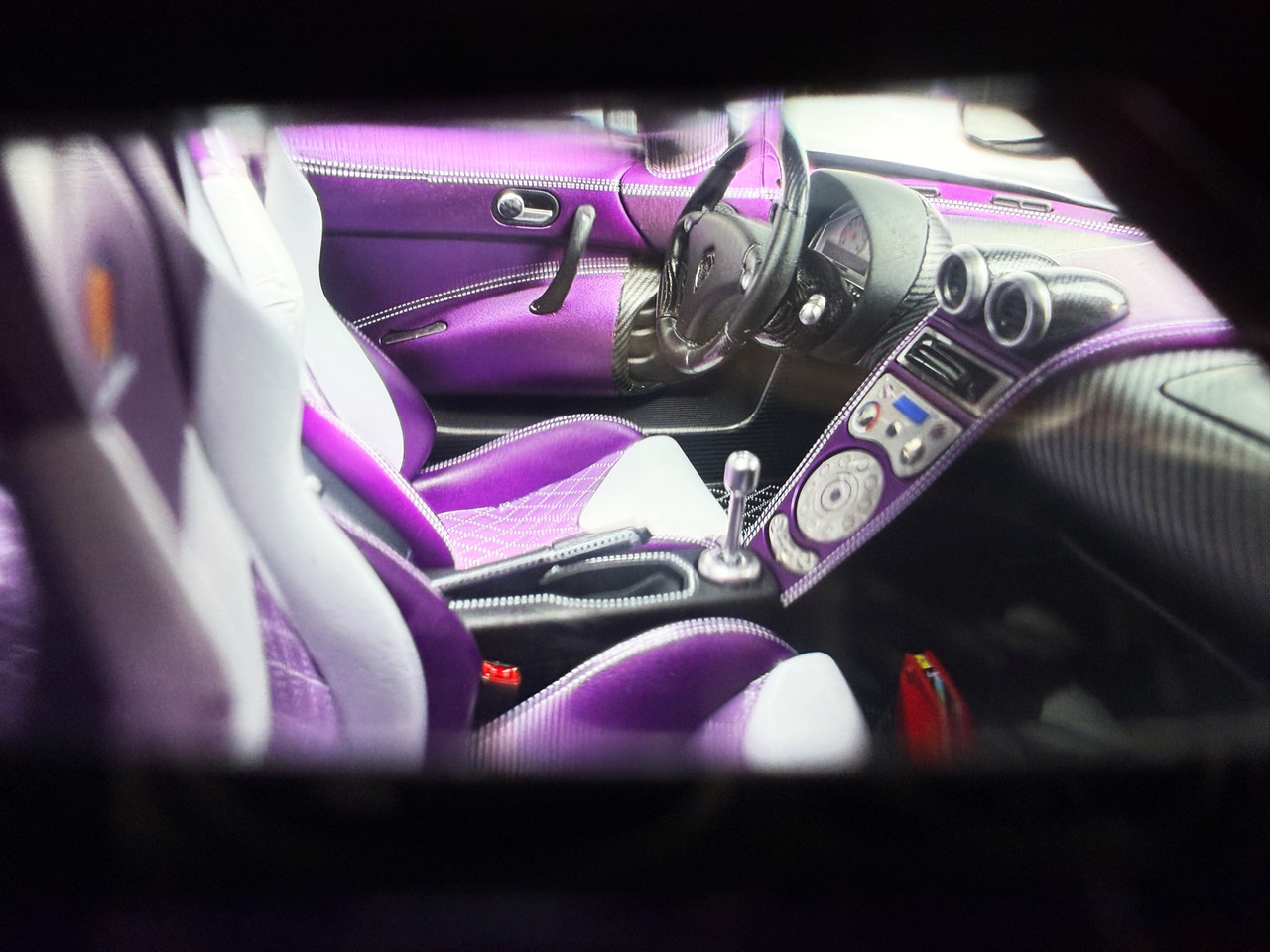 1/18 Frontiart Koenigsegg CCX (Purple Carbon) Car Model Limited 100 Pieces