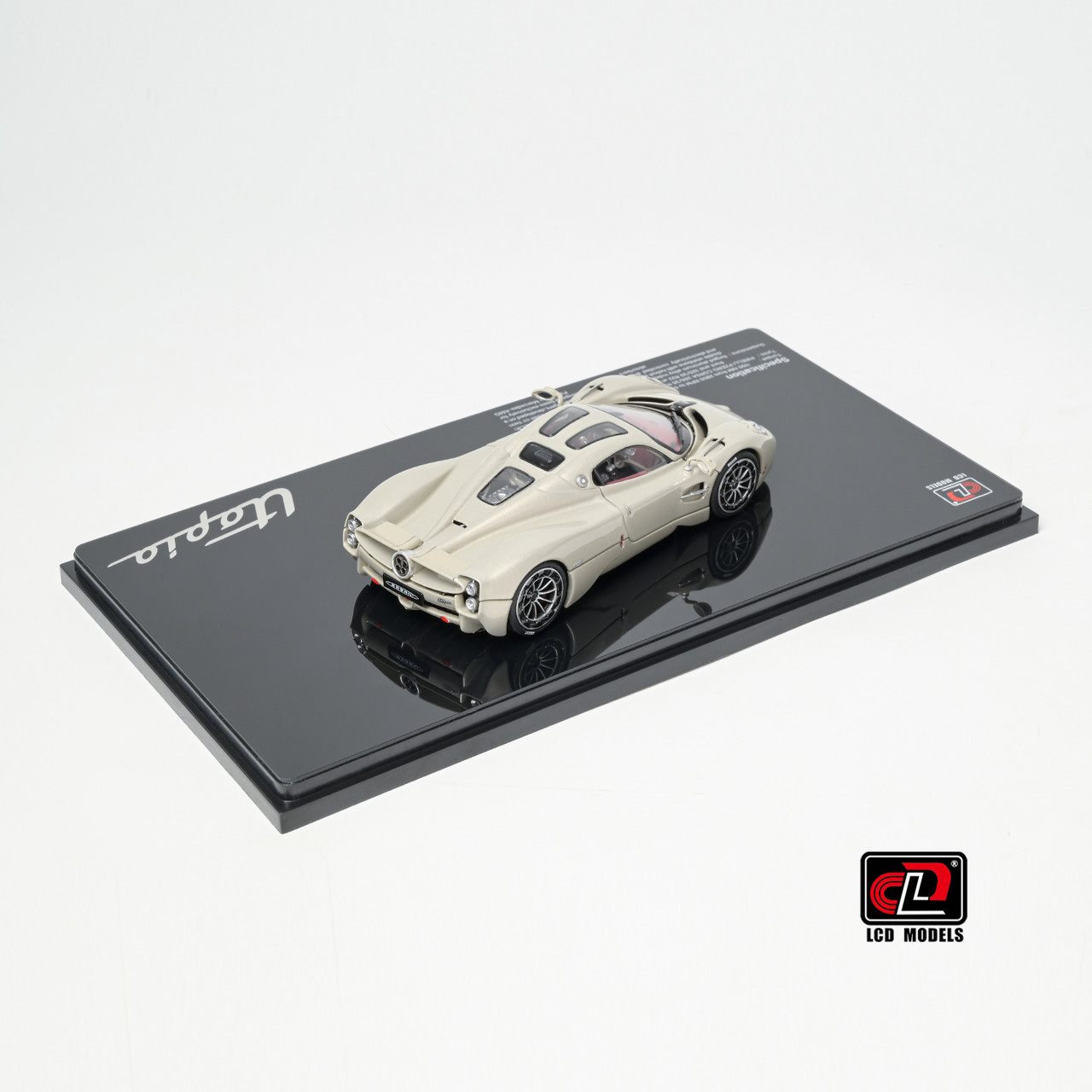 1/43 LCD Pagani Utopia (Champagne Gold) Car Model